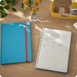 Kép 2/2 - Spirálfüzet vonalas LEITZ B/5 80 lapos Cosy Soft Touch keményfedeles nyugodtkék
