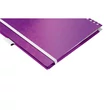 Kép 4/4 - Spirálfüzet kockás LEITZ Wow Active A/4 80 lapos lila