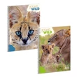 Kép 1/2 - Spirálfüzet kockás ARS UNA Icons of the Wild A/4 60 lapos