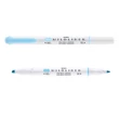 Kép 2/3 - Szövegkiemelő kétvégű ZEBRA Mildliner fluorescent 1,4-4,0 mm kék