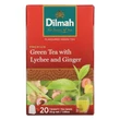 Kép 2/2 - Zöld tea DILMAH Lychee & Ginger 20 filter/doboz
