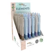 Kép 2/3 - Zseléstoll SPOKO ReLeaf Elements nyomógombos 0,5 mm kék írásszín vegyes színben