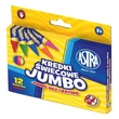 Kép 2/3 - Zsírkréta ASTRA jumbo kerek 12 színű