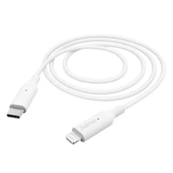 Adatkábel HAMA Lightning/USB-C 1m fehér Adatkábel HAMA Lightning/USB-C 1m fehér