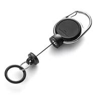 Azonosítókártya tartó DURABLE Extra Strong karabineres kihúzható fekete Azonosítókártya tartó DURABLE Extra Strong karabineres kihúzható fekete