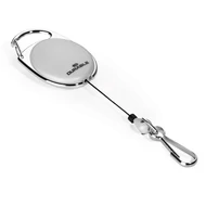 Azonosítókártya tartó DURABLE Style karabineres kihúzható szürke Azonosítókártya tartó DURABLE Style karabineres kihúzható szürke