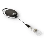 Azonosítókártya tartó DURABLE Style patentos kihúzható fekete Azonosítókártya tartó DURABLE Style patentos kihúzható fekete