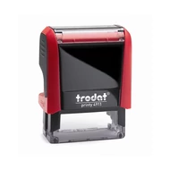 Bélyegző TRODAT Printy 4.0 4911 tűzpiros ház fekete párna Bélyegző TRODAT Printy 4.0 4911 tűzpiros ház fekete párna