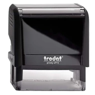 Bélyegző TRODAT Printy 4.0 4915 fekete ház kék párna Bélyegző TRODAT Printy 4.0 4915 fekete ház kék párna