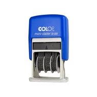Bélyegző dátum COLOP S120 Mini számmal kék ház fekete párna Bélyegző dátum COLOP S120 Mini számmal kék ház fekete párna