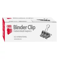 Binder csipesz ICO 15 mm 12 darabos