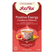 Bio tea YOGI TEA Pozitív energia tőzegáfonyával és hibiszkusszal 17 filter/doboz Bio tea YOGI TEA Pozitív energia tőzegáfonyával és hibiszkusszal 17 filter/doboz