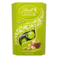 Csokoládé LINDT Lindor Pistachio tejcsokoládé golyók díszdobozban 200 g Csokoládé LINDT Lindor Pistachio tejcsokoládé golyók díszdobozban 200 g