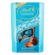 Csokoládé LINDT Lindor Salted Caramel csokoládé golyók díszdobozban 200 g Csokoládé LINDT Lindor Salted Caramel csokoládé golyók díszdobozban 200 g