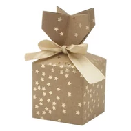 Díszdoboz CREATIVE csillagos-pöttyös 7x7 cm 2 darabos