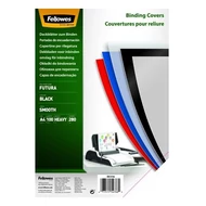 Előlap FELLOWES Futura A/4 280 mikron polipropilén matt fekete 100/csom Előlap FELLOWES Futura A/4 280 mikron polipropilén matt fekete 100/csom