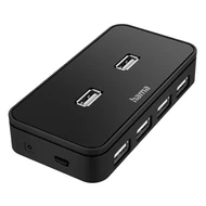 Elosztó HUB HAMA USB 2.0 + 7xUSB 2.0 + tápegység Elosztó HUB HAMA USB 2.0 + 7xUSB 2.0 + tápegység