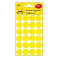 Etikett AVERY 3007 jelölőpont 18mm sárga 96 darabos Etikett AVERY 3007 jelölőpont 18mm sárga 96 darabos