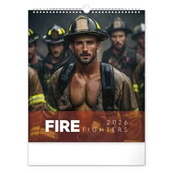 Falinaptár REALSYSTEM 300x340mm álló Firefighters 2026.