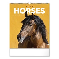 Falinaptár REALSYSTEM 300x340mm álló Horses 2026. Falinaptár REALSYSTEM 300x340mm álló Horses 2026.