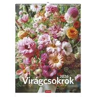 Falinaptár TOPTIMER T093 310x420mm álló Virágcsokrok 2026. Falinaptár TOPTIMER T093 310x420mm álló Virágcsokrok 2026.