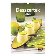 Falinaptár TOPTIMER T094 220x330mm álló Desszertek 2026. Falinaptár TOPTIMER T094 220x330mm álló Desszertek 2026.