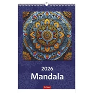 Falinaptár TOPTIMER T094 220x330mm álló Mandala 2026. Falinaptár TOPTIMER T094 220x330mm álló Mandala 2026.