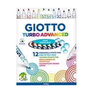Filctoll GIOTTO Turbo Color szuper könnyen kimosható 2,8mm 12 darabos