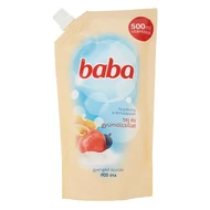 Folyékony szappan utántöltő BABA tej és gyümölcsillat 500 ml Folyékony szappan utántöltő BABA tej és gyümölcsillat 500 ml