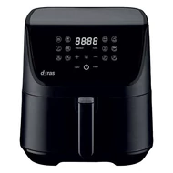 Forrólevegős sütő DYRAS AIRF-55L fekete