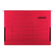 Függőmappa oldalvédelemmel DONAU A/4 karton piros 25 darabos