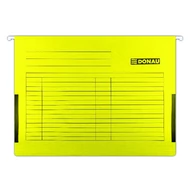 Függőmappa oldalvédelemmel DONAU A/4 karton sárga 25 darabos