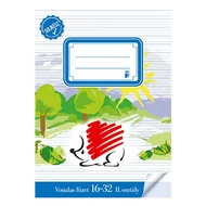 Füzet vonalas ICO Süni A/5 16-32 2. osztályos bekötött sulikész Füzet vonalas ICO Süni A/5 16-32 2. osztályos bekötött sulikész