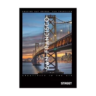 Füzet kockás STREET A/4 50 lapos Bridges