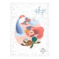 Füzet kockás STREET A/5 54 lapos Mermaid