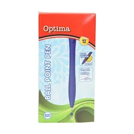Golyóstoll OPTIMA nyomógombos 521 kék Golyóstoll OPTIMA nyomógombos 521 kék