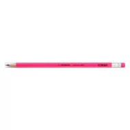 Grafitceruza STABILO Swano 4907 HB hatszögletű radíros neon rózsaszín Grafitceruza STABILO Swano 4907 HB hatszögletű radíros neon rózsaszín