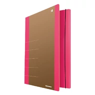 Gumis mappa DONAU Life A/4 karton neon rózsaszín-barna Gumis mappa DONAU Life A/4 karton neon rózsaszín-barna