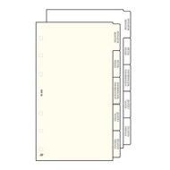 Gyűrűs kalendárium betét SATURNUS M330 elválasztólap fehér lapos Gyűrűs kalendárium betét SATURNUS M330 elválasztólap fehér lapos