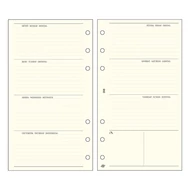 Gyűrűs kalendárium betét SATURNUS S358 bianco heti tervező sárga lapos Gyűrűs kalendárium betét SATURNUS S358 bianco heti tervező sárga lapos