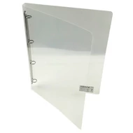 Gyűrűskönyv A/4 20 mm 4 gyűrű átlátszó fehér Gyűrűskönyv A/4 20 mm 4 gyűrű átlátszó fehér