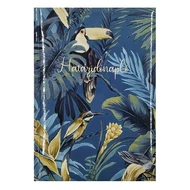 Határidőnapló ALISCA A/5 napi fehér lapos kék madár bianco