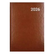 Határidőnapló ALISCA B/5 heti fehér lapos barna 2026.