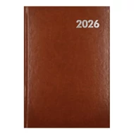 Határidőnapló ALISCA B/5 napi fehér lapos barna 2026.