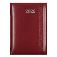 Határidőnapló ALISCA Rebel varrott B/5 napi fehér lapos bordó 2026. Határidőnapló ALISCA Rebel varrott B/5 napi fehér lapos bordó 2026.