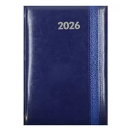 Határidőnapló ALISCA Rebel varrott B/5 napi fehér lapos kék 2026. Határidőnapló ALISCA Rebel varrott B/5 napi fehér lapos kék 2026.