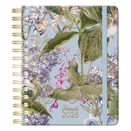 Határidőnapló PLANALL Midi B/6 heti spirálos keményfedelű gumis Lilac 2026.