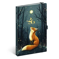 Határidőnapló REALSYSTEM 130x210 mm 2 hét oldalpáronként sárga lapos Fox 2026. Határidőnapló REALSYSTEM 130x210 mm 2 hét oldalpáronként sárga lapos Fox 2026.