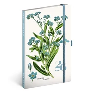 Határidőnapló REALSYSTEM 130x210 mm 2 hét oldalpáronként sárga lapos Herbarium 2026. Határidőnapló REALSYSTEM 130x210 mm 2 hét oldalpáronként sárga lapos Herbarium 2026.