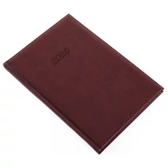 Határidőnapló REALSYSTEM Bolero B/5 heti sárga lapos barna 2026.